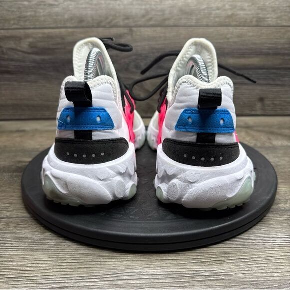Nike React Presto Running Shoes White Blue Pink BQ4002-101 Size 7Y /  Women 8.5 - Picture 6 of 7